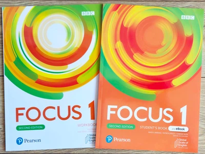 Комплект (підручник + зошит) з англійської мови Focus 1 (Second Edition) Student's Book with eBook + Workbook (Marta Uminska, Patricia Reilly) Pearson. ISBN: 9788384050040 / 9788384050149