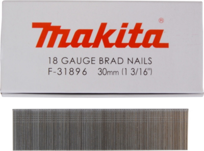 Gwoździe Makita F-31896 18GA 30 x 1.2 mm do gwoździarki 5000 szt (88381292450)