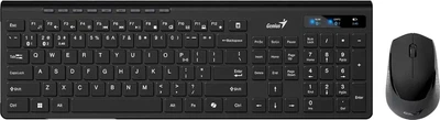 Комплект беспроводной Genius SlimStar 8230 Wireless/Bluetooth Black (31340015424)