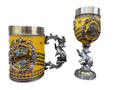 Подарочный набор Кружка и Бокал 3D Harry Potter Hufflepuff New