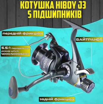 НАБІР Карпове вудлище + котушка. Black Carp 3.6м №3
