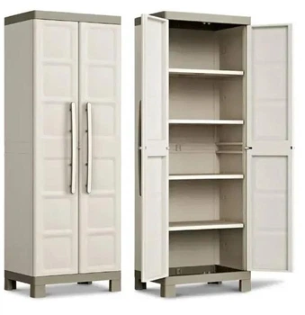 Шафа Keter Kis Excellence High Cabinet висока 182х65х45 см 4 полиці багатофункціональна пластикова (241046)