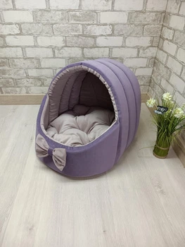 Будинок лежанка для котів та собак Animals_joy Кошик М 46*42 см(185)