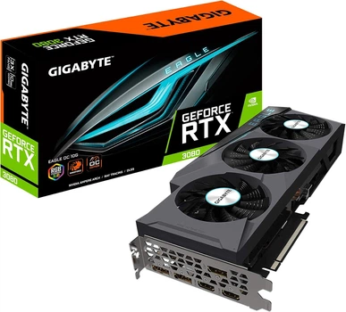 Відеокарти Gigabyte GeForce RTX 3080 купити в Києві: ціна, відгуки