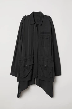 Вітровка H&M Divided темно-сірий XVGZX366 XS/S