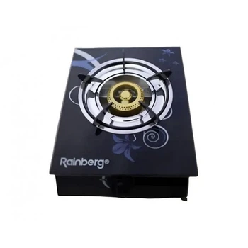 Плита газовая таганок на 1 конфорку с цветами RAINBERG