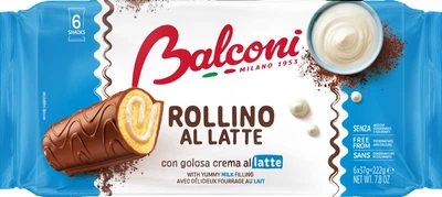 Мини рулеты Balconi Латте 222 г (8001585001323)