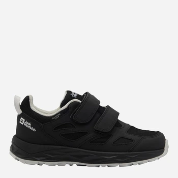 Детские кроссовки для мальчика Jack Wolfskin Woodland 2 Texapore Low Vc K A64866_6350 33 Темно-серые (4064886474696)