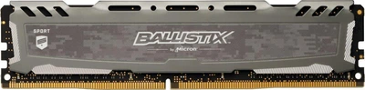 Модуль памяти Crucial DDR4 8Gb Ballistix Sport LT Gray 3200 MHz (BLS8G4D32AESBK.M8FE) (1 of 2) (BLS8G4D32AESBK.M8FE (1 of 2)) Б/у