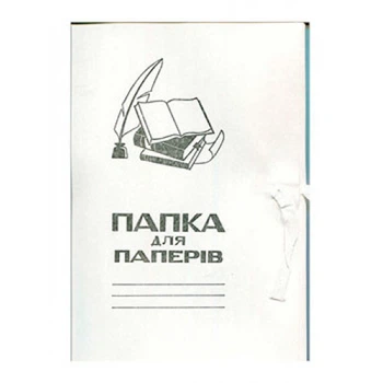 Папка на зав'язку R44090 картон (100)
