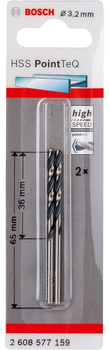 Набір свердел по металу Bosch HSS PointTeQ 2 шт (2608577159)