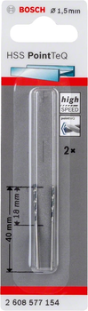 Zestaw wierteł do metalu Bosch HSS PointTeQ 2 szt (2608577154)