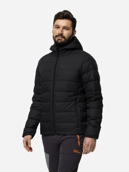 Пуховик зимний короткий мужской Jack Wolfskin Ather Down Hoody M Rds 1207671-6000 4XL Черный (4064886343657)