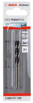 Zestaw wierteł do metalu Bosch HSS PointTeQ 2 szt (2608577160)