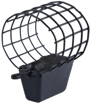Кормушка Brain фидерная S 4x13 ячеек крашенная (ц.:черный) 30g (1858-24-53)