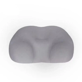 Ортопедическая круглая подушка-эгг для сна и кормления, 3D пена, серая
