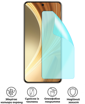 Захисна гідрогелева глянцева плівка Grade B на екран смартфона Vivo T4 Ultra