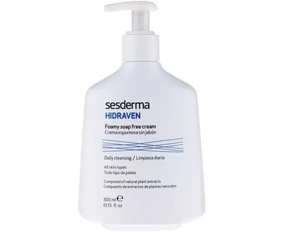 Пенящийся гель для умывания лица и тела Sesderma Hidraven Foamy Soapless Cream 300 ml