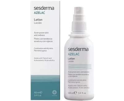 Лосьон для лица и тела при розацеа демодексе акне Sesderma Azelac Face Scalp and Body Lotion 100 ml