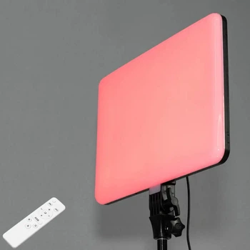 Светодиодный прожектор 30W с пультом Diasha безрамочный 6500K и RGB черный IP20