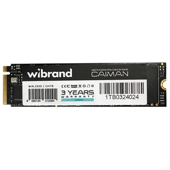 SSD диск M.2 Wibrand Caiman 1TB 2280 PCIe 3.0 NVMe 3D NAND
