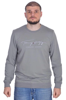 Світшот з вишивкою Tommy Hilfiger 24-24K-6010 S сірий