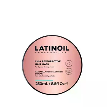 Відновлююча маска з олією чиа Latinoil Chia Restoractive Hair Mask 250 мл для волосся яке чутливе до хімічних процесів