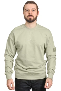 Свитшот с вышивкой Stone Island 25-E7314 2XL оливковый