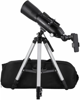 Телескоп Carbon 80/400 AZ з сумкою та адаптером для смартфона