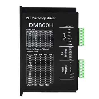 Драйвер шагового двигателя Nema 23 34 DM860H 7.2 А для биполярного мотора ЧПУ станка 3d принтера (5-6)