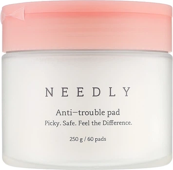 Пилинг-пады для обновления и сияния проблемной кожи лица Needly Glow Peeling Pad 60 шт