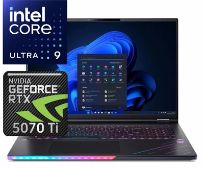 Ноутбук (2025) игровой Acer Predator Helios 16 Ultra 9-275HX / 128GB / 2TB+2TB / Win11x Licensed / RTX5070Ti / 16" 240Hz