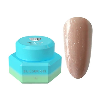 Жидкий гель You Are Cute Bottle Gel 09 для укрепления и моделирования нюд с шиммером 15 мл
