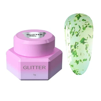 Гель для дизайна You Are Cute Glitter Gel 10 с сухоцветами 5 мл