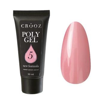 Полигель Crooz Polygel New Formula 05 розово-персиковый 30 мл