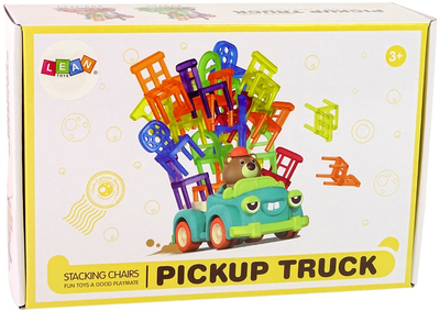 Спритність LEAN Toys Падаючі стільці з рухомою машиною 13418 (5905323216433)