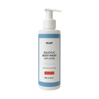 Очищающий гель для тела с салициловой кислотой Anti-Acne Salicylic Body Wash Hillary 200 мл 4823116602465