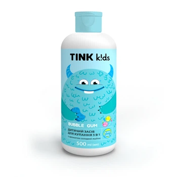 Детское средство для купания 3 в 1 Bubble Gum kids Tink 500 мл 4823109410886
