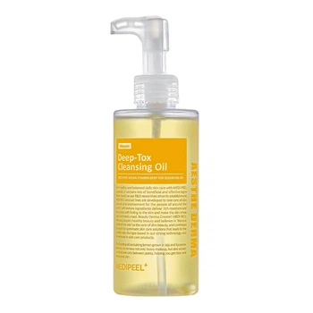 Гидрофильное масло для лица с витаминами Vegan Vitamin Deep-Tox Cleansing Oil MEDI-PEEL 200 мл 8809941821048