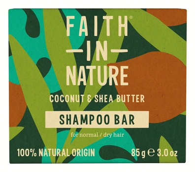 Натуральный твердый шампунь Faith in Nature с кокосом и ши 85 г (708002306204)