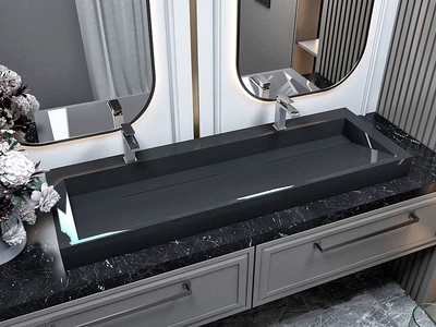 Раковина, Умивальник, накладний Luxor Kraft 150 Black