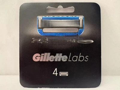 Комплект сменных лезвий Gillette Labs для бритвы с подогревом 4 шт