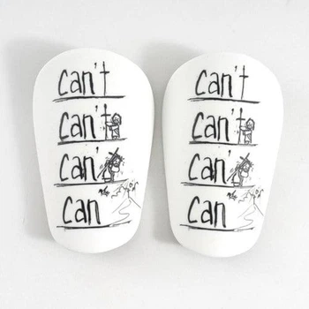 Міні щитки футбольні Can't - Can білі S