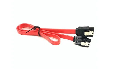 Кабель Ewell SATA 7pin F/F 0.50 м, с защелками, Red (EW778)