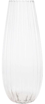 Wazon Home & Styling Collection szklany wąski 20 x 50 cm (8721037044424)