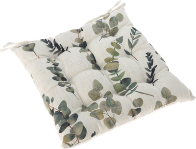 Подушка для стільця Home & Styling Collection з рослинним візерунком 40 x 40 см (8719987853685)