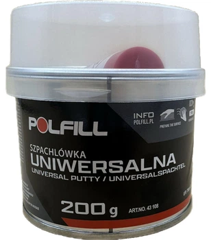 Шпаклівка універсальна + затв. 200 г бежева Polfill