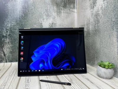 Ноутбук трансформер Lenovo ThinkPad X13 Yoga Gen 1 | 13.3" Full HD IPS Touch | Intel Core i7-10510U | 16 ГБ RAM | 256 ГБ SSD | Стилус | Windows 11 | для роботи навчання - Refurbished