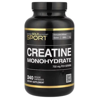 Креатин моногидрат California Gold Creatine Monohydrate 240 капсул