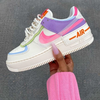 Кроссовки Air Force 1 Shadow женские No brend Разноцветный (b249-4 colors (39 (25 см))